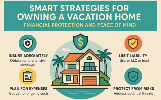 Infographic: Smart Strategies for Owning a Vacation Home: Financial Protection and Peace of Mind