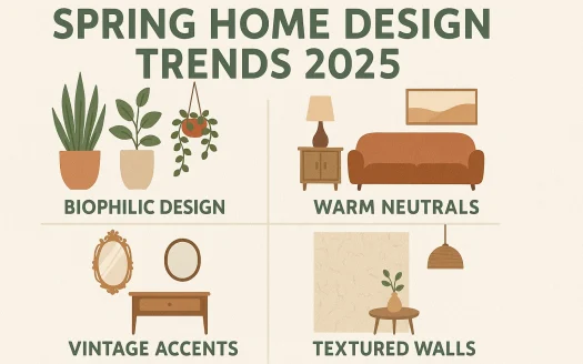Infographic: Spring Home Design Trends 2025