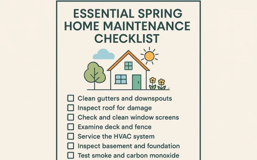 Infographic: Essential Spring Home Maintenance Checklist