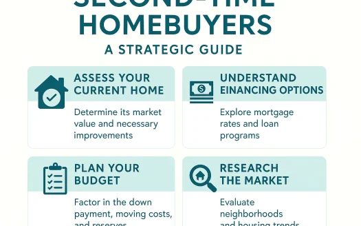 Infographic: Essential Tips for Second-Time Homebuyers: A Strategic Guide
