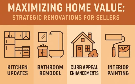 Infographic: Maximizing Home Value: Strategic Renovations for Sellers
