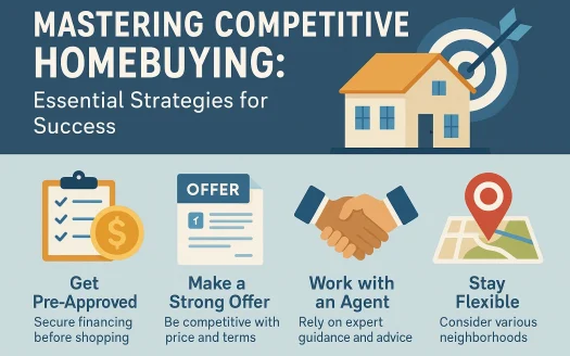 Infographic: Mastering Competitive Homebuying: Essential Strategies for Success