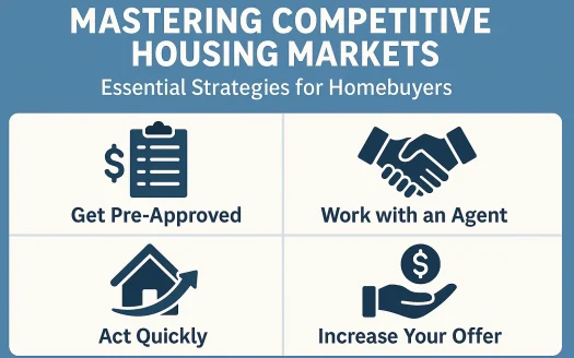 Infographic: Mastering Competitive Housing Markets: Essential Strategies for Homebuyers