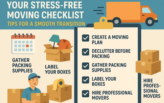 Infographic: Your Stress-Free Moving Checklist: Tips for a Smooth Transition