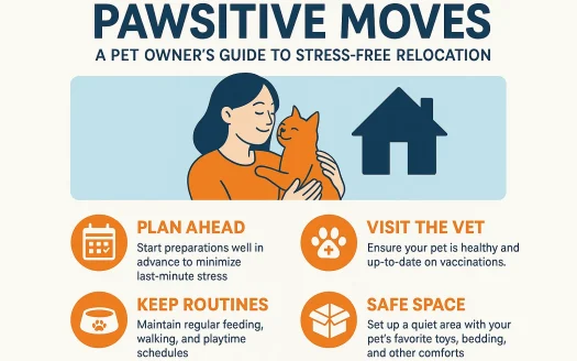 Infographic: Pawsitive Moves: A Pet Owner's Guide to Stress-Free Relocation