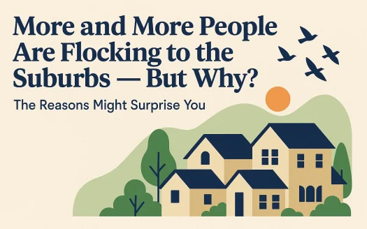Infographic: More and More People Are Flocking to the Suburbs — But Why? The Reasons Might Surprise You
