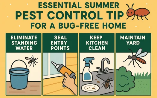 Infographic: Essential Summer Pest Control Tips for a Bug-Free Home