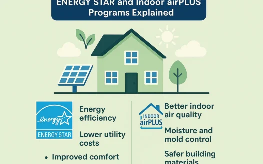 Infographic: Building Sustainable Homes: ENERGY STAR and Indoor airPLUS Programs Explained