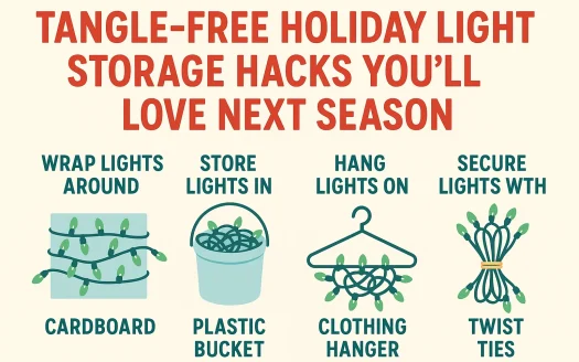 Infographic: Tangle-Free Holiday Light Storage Hacks You’ll Love Next Season