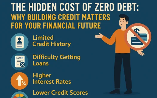 Infographic: The Hidden Cost of Zero Debt: Why Building Credit Matters for Your Financial Future