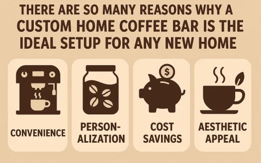 Infographic: There Are So Many Reasons Why a Custom Home Coffee Bar Is the Ideal Setup for Any New Home
