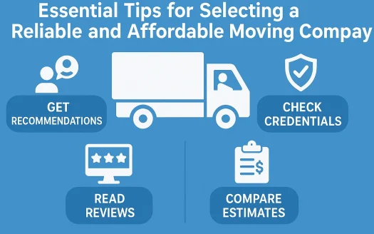 Infographic: Essential Tips for Selecting a Reliable and Affordable Moving Company