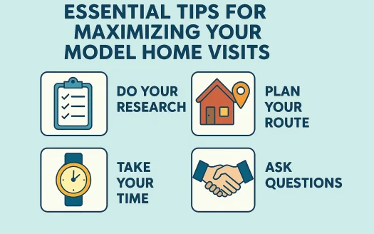 Infographic: Essential Tips for Maximizing Your Model Home Visits