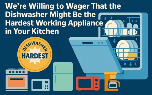 Infographic: We’re Willing to Wager That the Dishwasher Might Be the Hardest Working Appliance in Your Kitchen