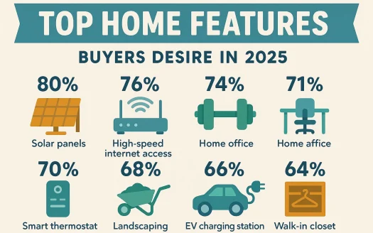 Infographic: Top Home Features Buyers Desire in 2025