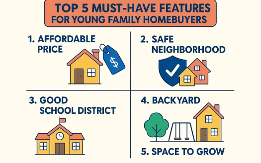 Infographic: Top 5 Must-Have Features for Young Family Homebuyers