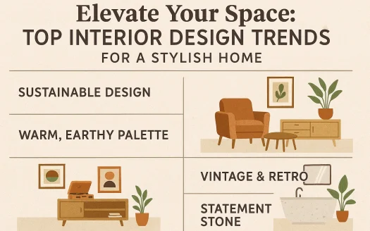 Infographic: Elevate Your Space: Top Interior Design Trends for a Stylish Home