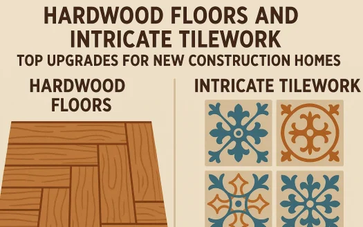Infographic: Hardwood Floors and Intricate Tilework: Top Upgrades for New Construction Homes