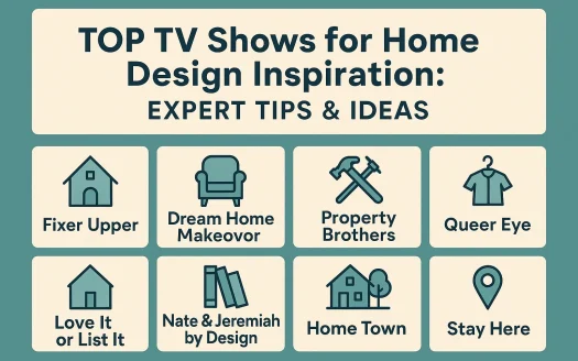 Infographic: Top TV Shows for Home Design Inspiration: Expert Tips & Ideas