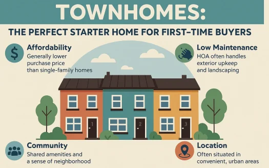 Infographic: Townhomes: The Perfect Starter Home for First-Time Buyers