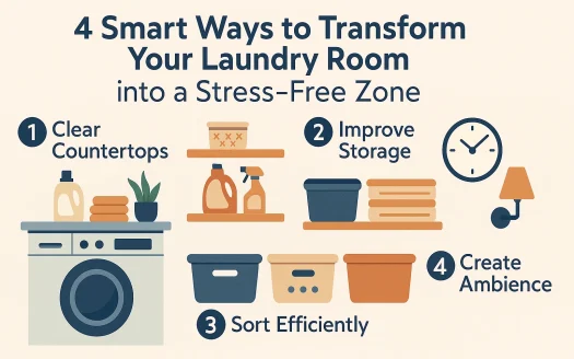 Infographic: 4 Smart Ways to Transform Your Laundry Room into a Stress-Free Zone