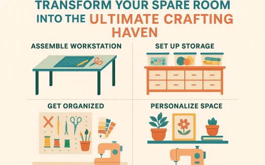 Infographic: Transform Your Spare Room into the Ultimate Crafting Haven