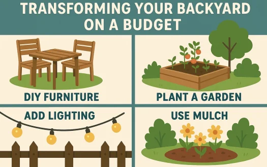 Infographic: Transforming Your Backyard on a Budget