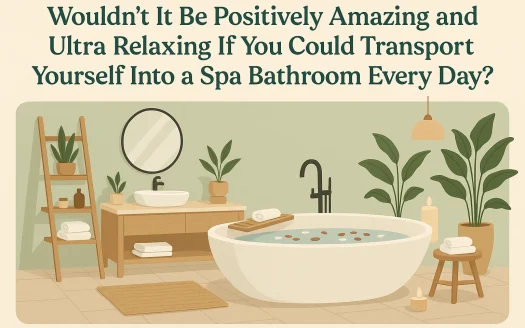 Infographic: Wouldn’t It Be Positively Amazing and Ultra Relaxing If You Could Transport Yourself Into a Spa Bathroom Every Day?