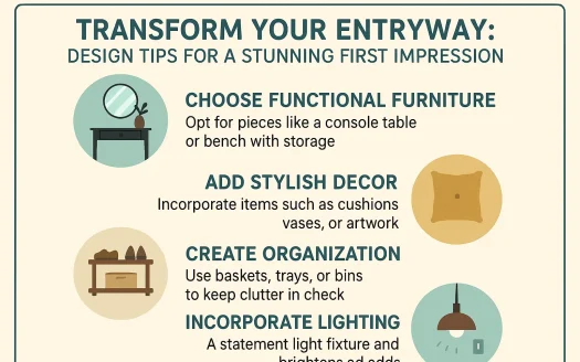 Infographic: Transform Your Entryway: Design Tips for a Stunning First Impression