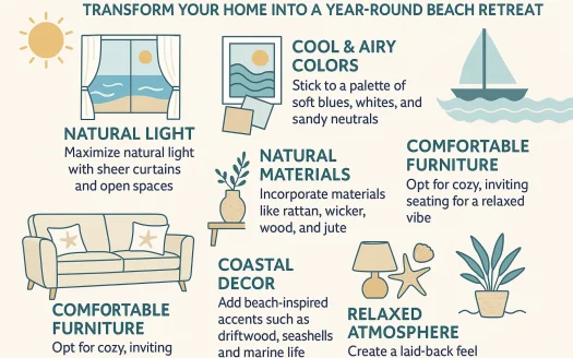 Infographic: Coastal Living: Transform Your Home into a Year-Round Beach Retreat