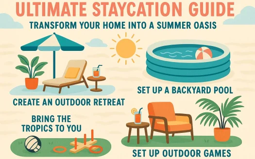 Infographic: Ultimate Staycation Guide: Transform Your Home into a Summer Oasis