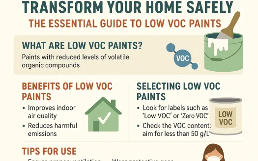 Infographic: Transform Your Home Safely: The Essential Guide to Low VOC Paints