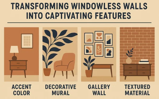 Infographic: Transforming Windowless Walls into Captivating Features