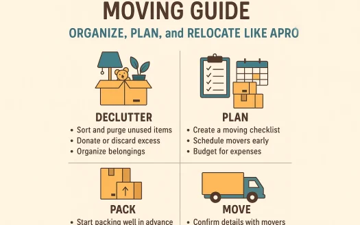 Infographic: Your Stress-Free Moving Guide: Organize