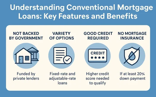 Infographic: Understanding Conventional Mortgage Loans: Key Features and Benefits