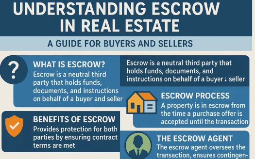 Infographic: Understanding Escrow in Real Estate: A Guide for Buyers and Sellers