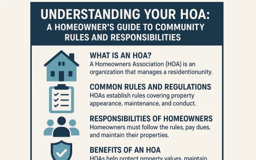 Infographic: Understanding Your HOA: A Homeowner's Guide to Community Rules and Responsibilities