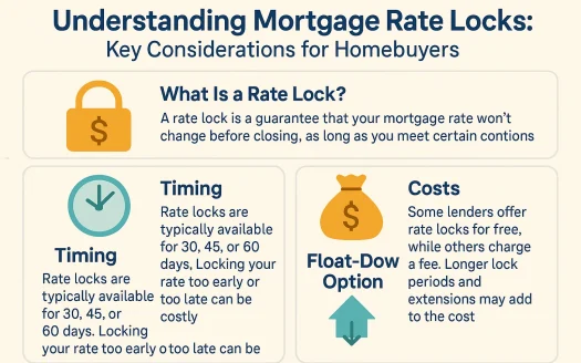 Infographic: Understanding Mortgage Rate Locks: Key Considerations for Homebuyers