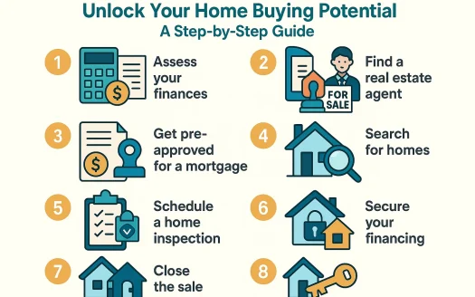 Infographic: Unlock Your Home Buying Potential: A Step-by-Step Guide