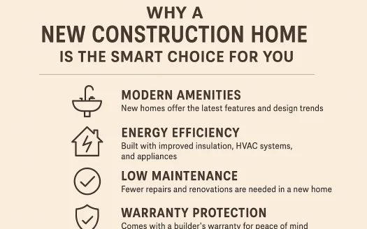 Infographic: Why a New Construction Home is the Smart Choice for You