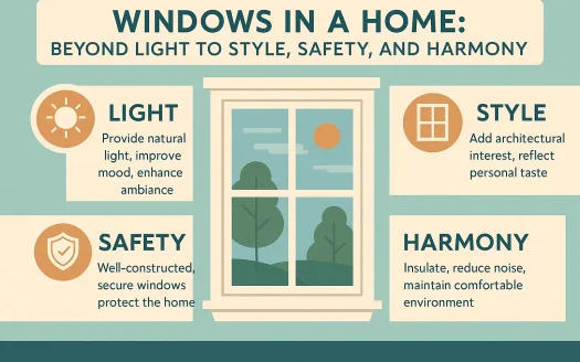 Infographic: Windows in a Home: Beyond Light to Style