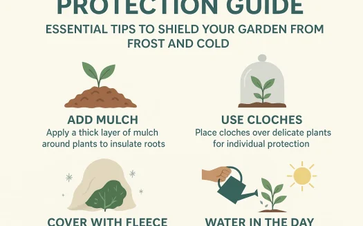 Infographic: Winter Plant Protection Guide: Essential Tips to Shield Your Garden from Frost and Cold