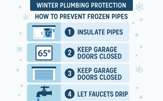 Infographic: Winter Plumbing Protection: How to Prevent Frozen Pipes