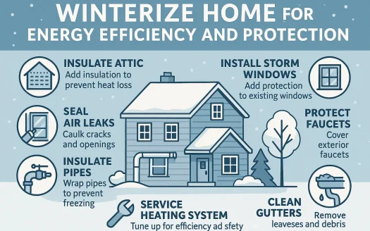 Infographic: Winterize Home for Energy Efficiency and Protection