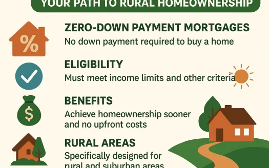 Infographic: Zero-Down Payment Mortgages: Your Path to Rural Homeownership