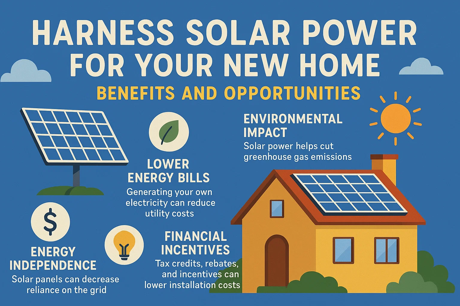 Solar Energy Benefits infographic