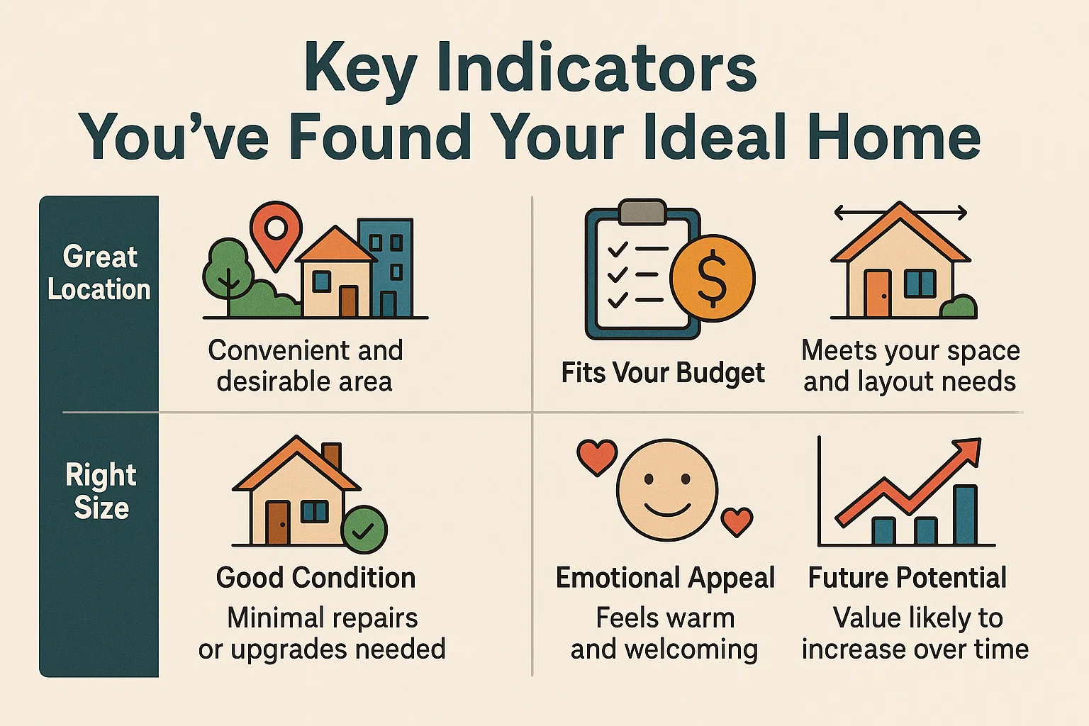 Ideal Home Indicators infographic