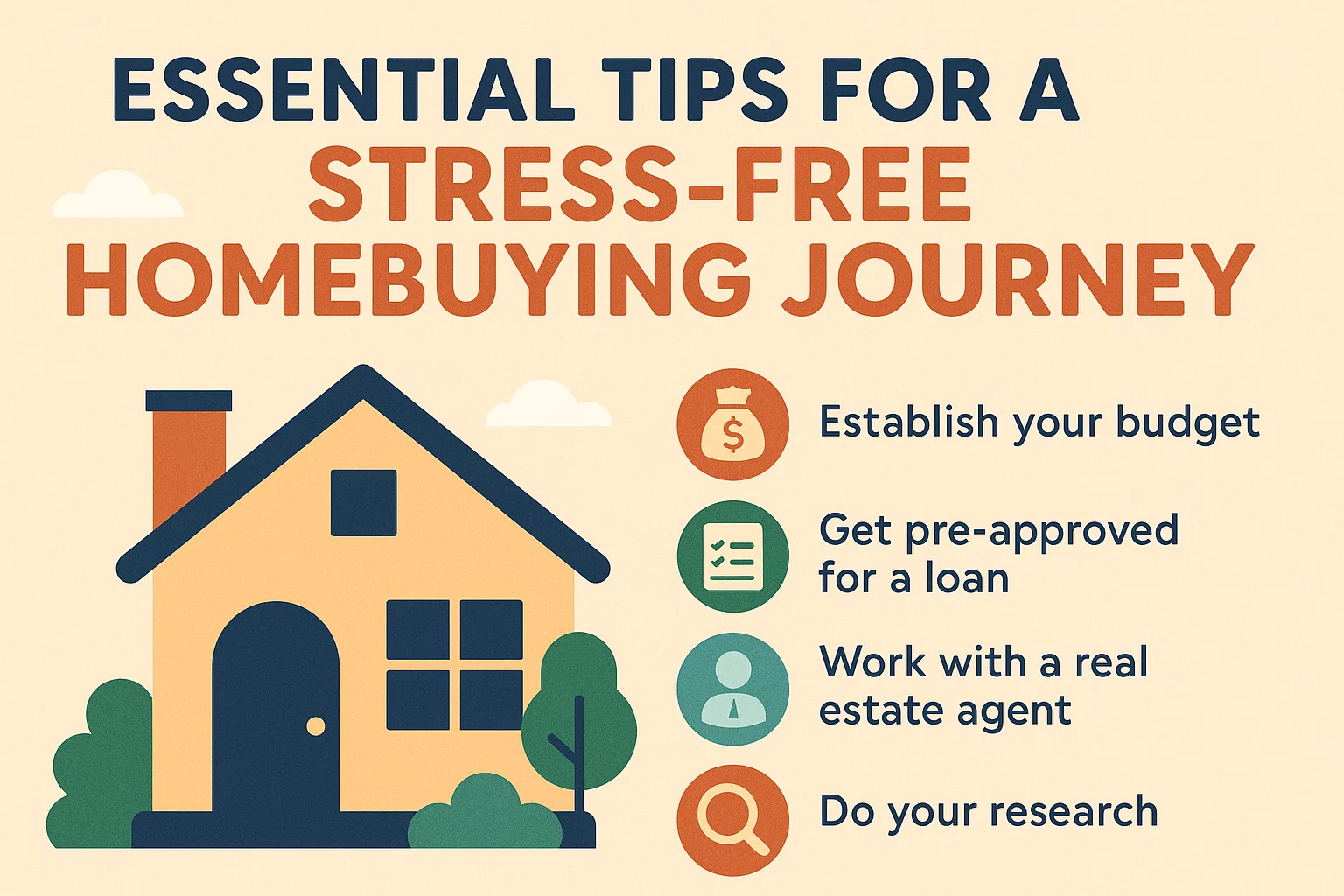 Homebuying Journey Tips infographic