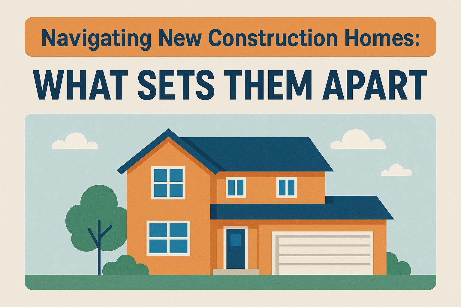 New Construction Homes Guide infographic