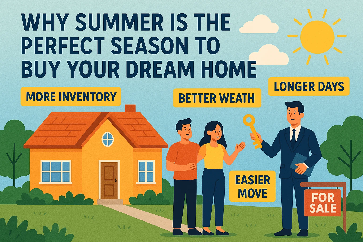Summer Home Buying Guide infographic